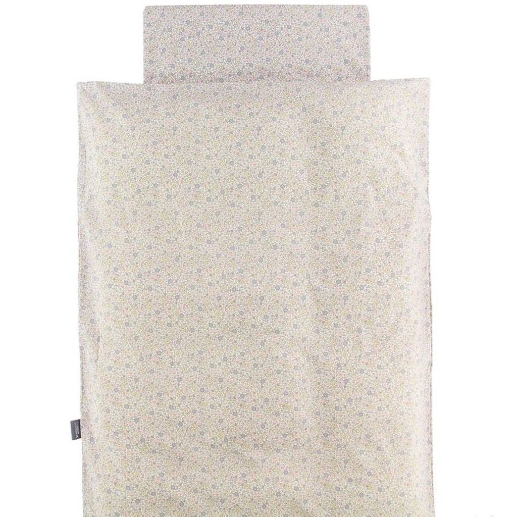 Nørgaard Madsens Sengetøj - Junior - Creme m. Blomster