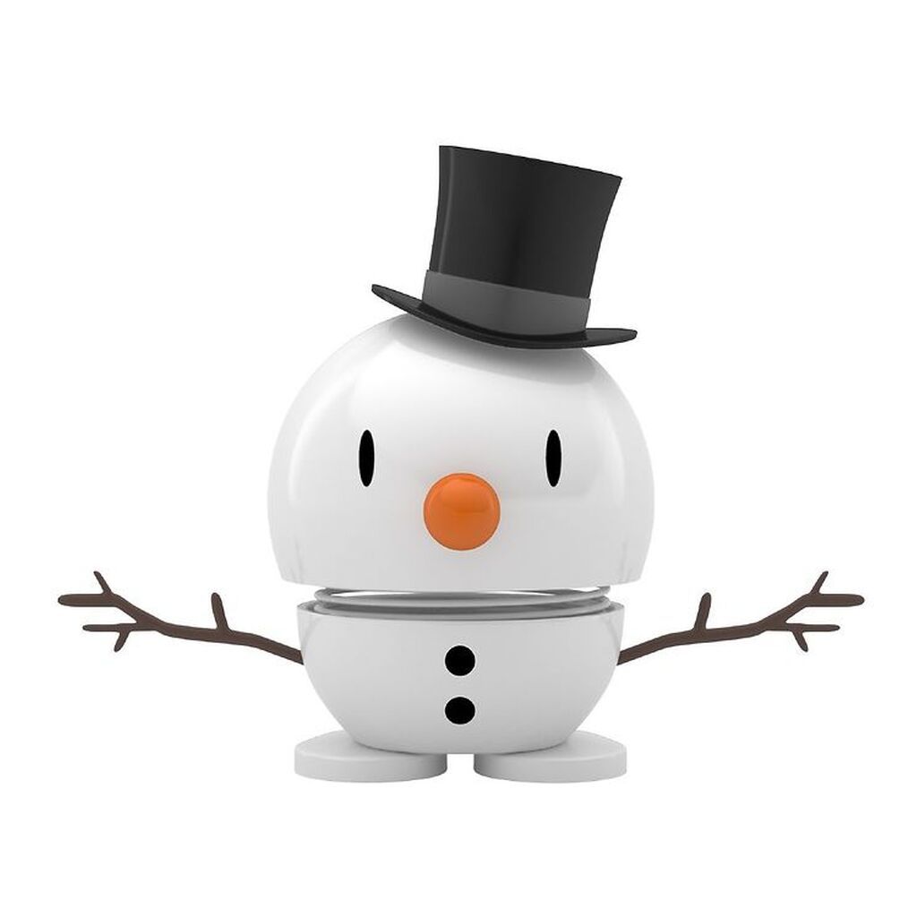 Hoptimist Baby Bumble - 9 cm - Snowman - Hvid