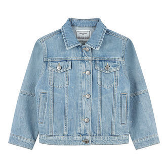 Zadig & Voltaire Denimjakke - Kasyl - Blå m. Similisten
