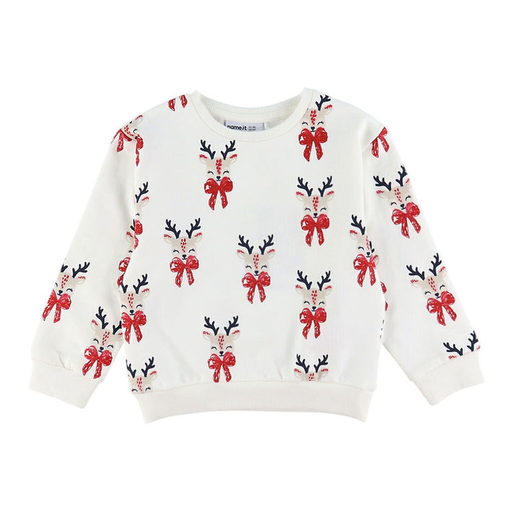 Name It Sweatshirt - NmfRomia - Cloud Dancer