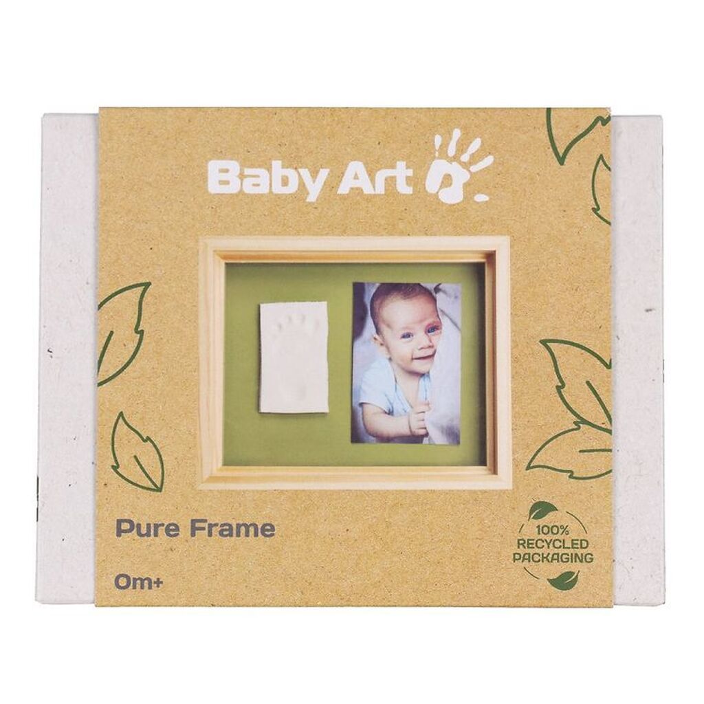 Baby Art Hånd- Og Fodaftryk Sæt - Pure Frame