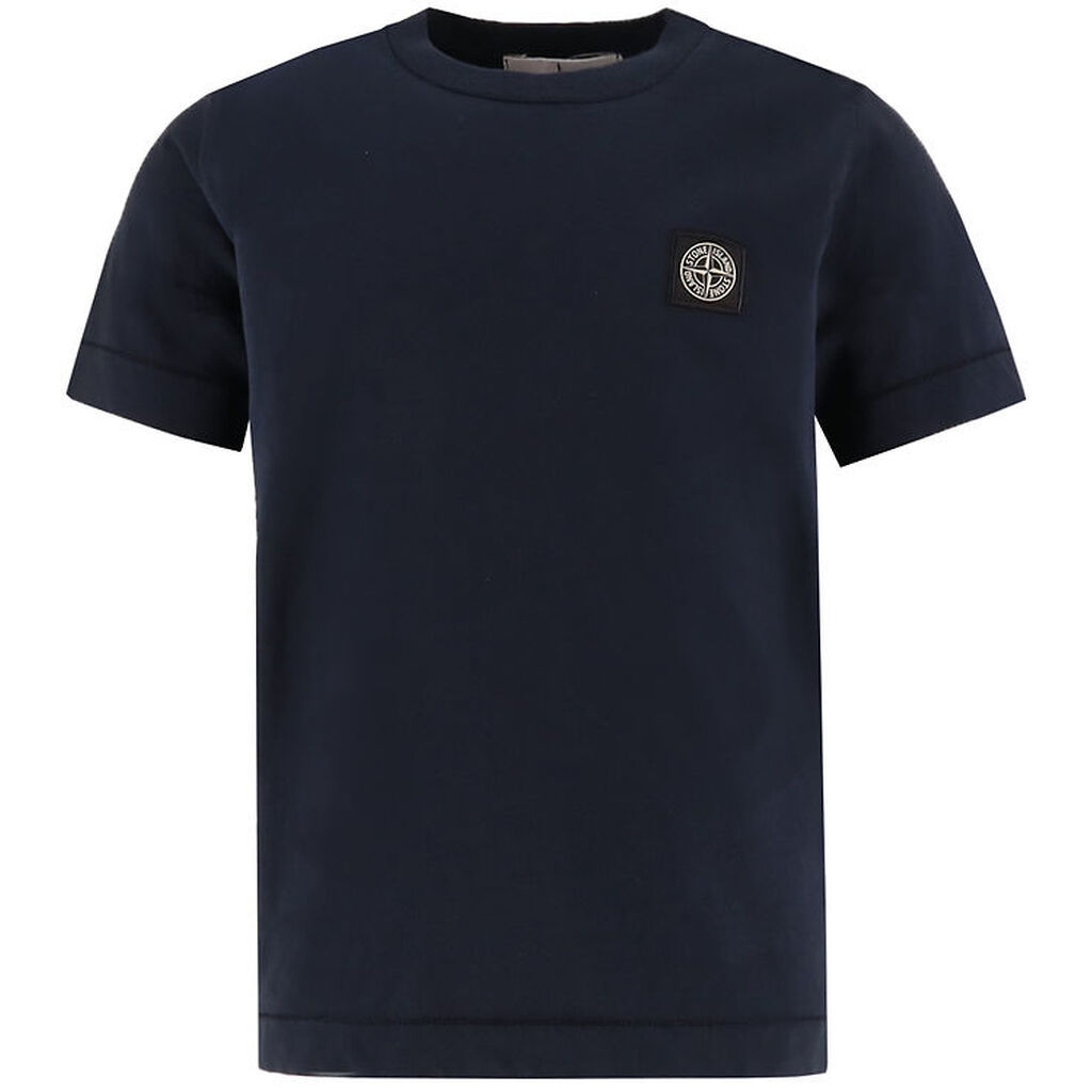 Stone Island T-shirt - Navyblå m. Logo