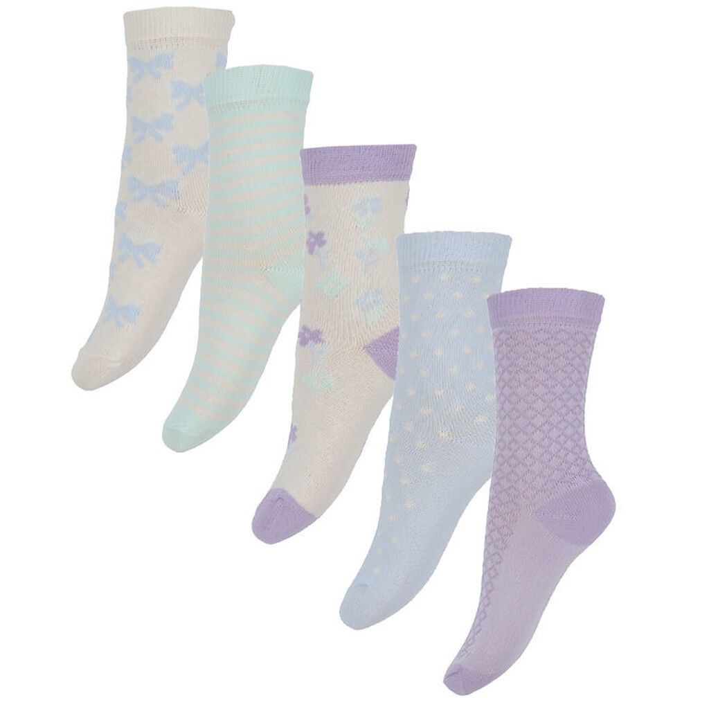 Minymo Strømper - 5-pak - Lavender