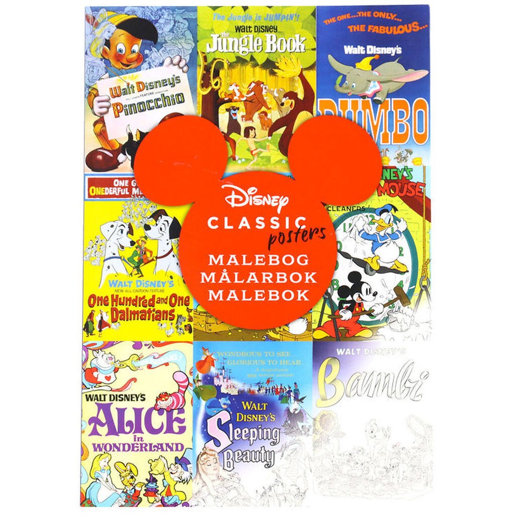 Alvilda Malebog - Disney Classic - Plakater - DA