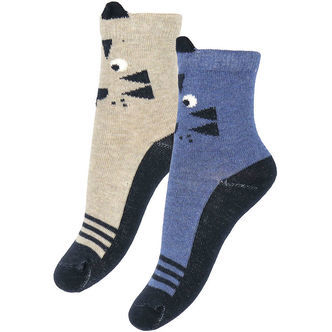 Minymo Strømper - 2 pak - Deep Navy