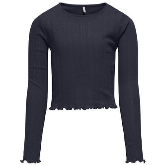 Kids Only Bluse - Noos - KogCarlotta - Night Sky m. Hulmønster