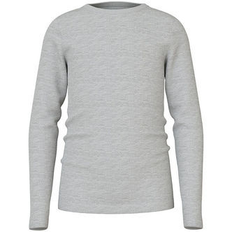 Name It Bluse - Rib - Noos - NkfNakal - Grey Melange