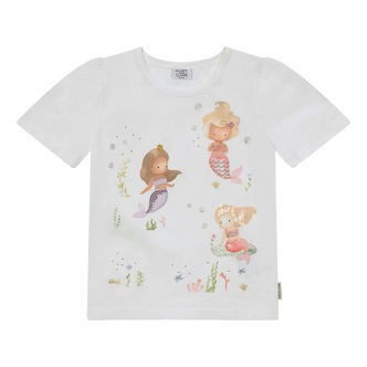 Hust and Claire T-shirt - Alma - White m. Glitter