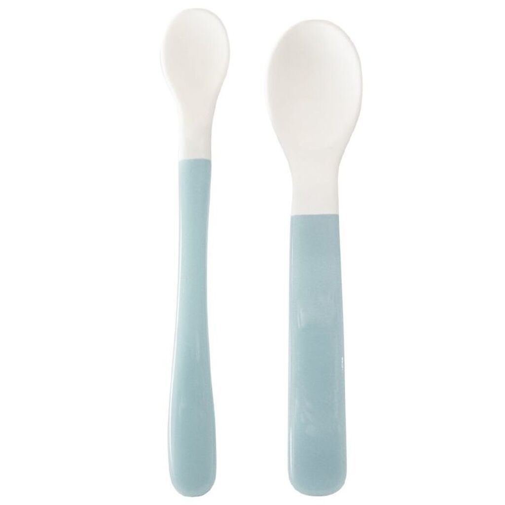 Oopsy Bløde Skeer - 2-pak - Lyseblå/Hvid