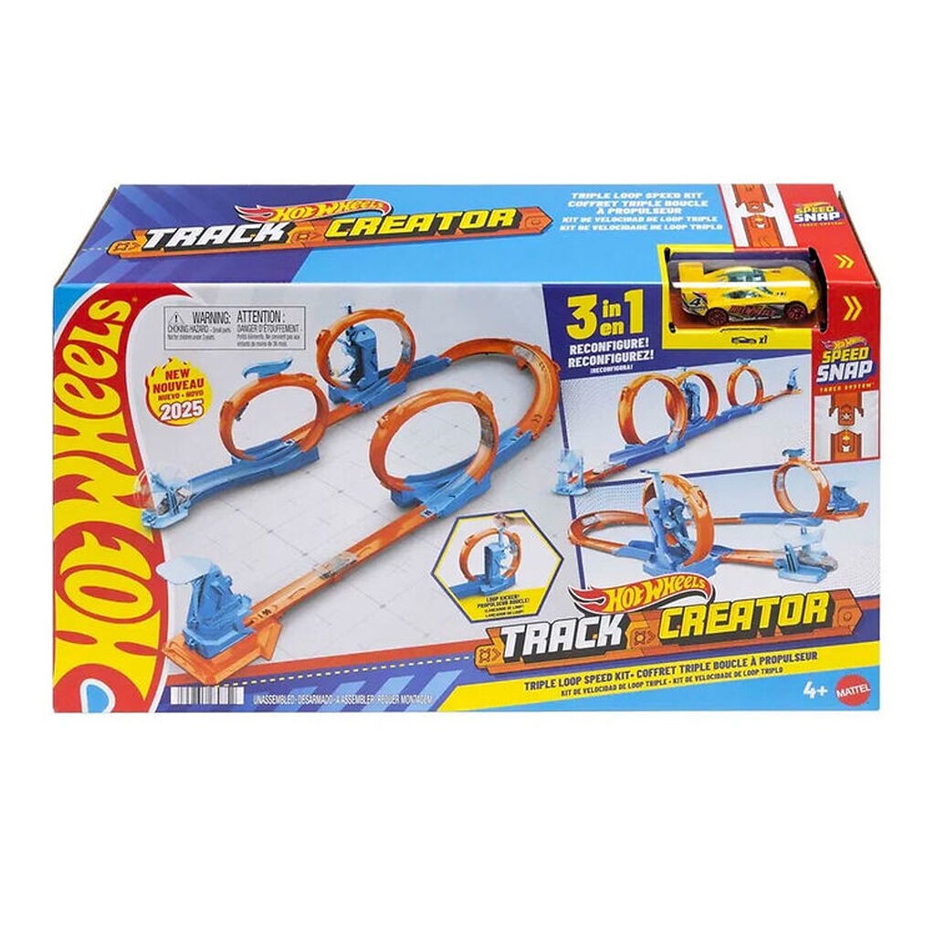 Hot Wheels Bilbane - Track Creator Triple Loop Frenzy