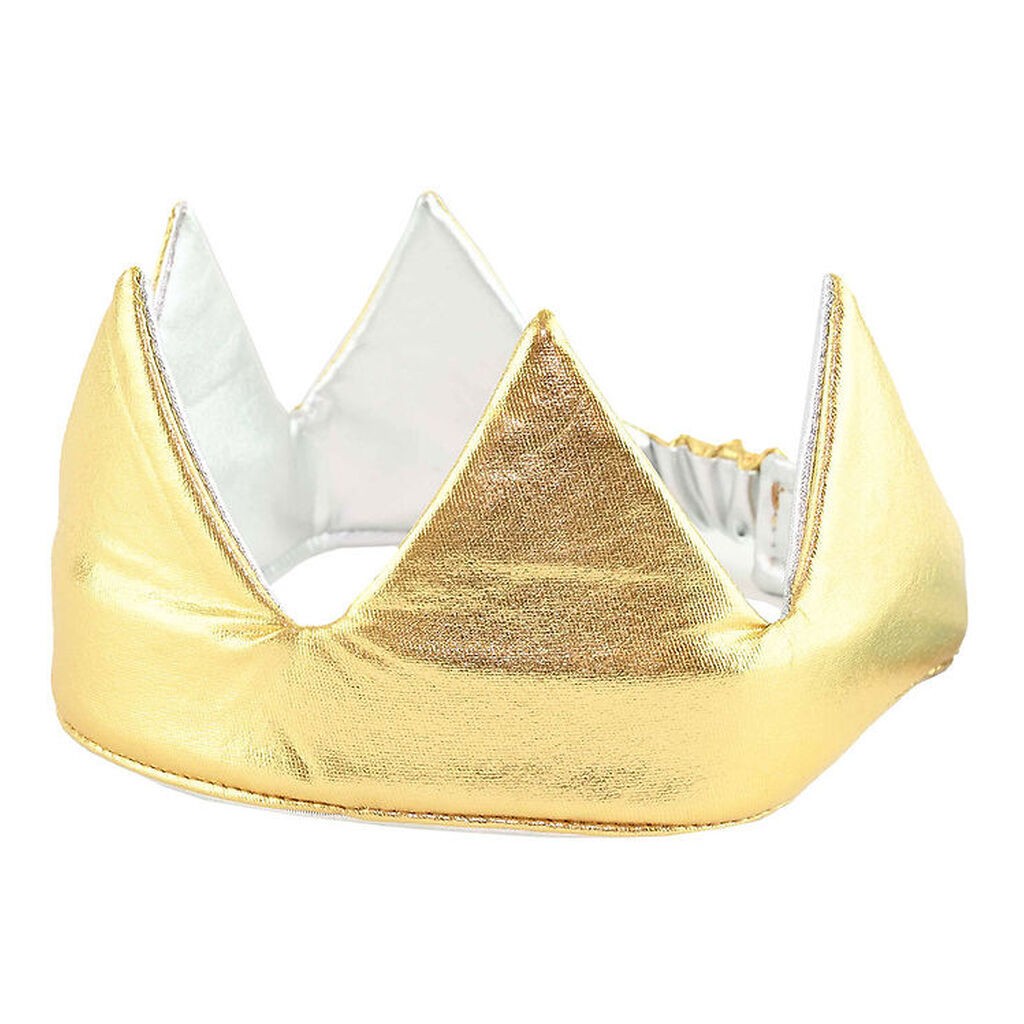 Den Goda Fen Udklædning - Crown Reversible Gold & Silver