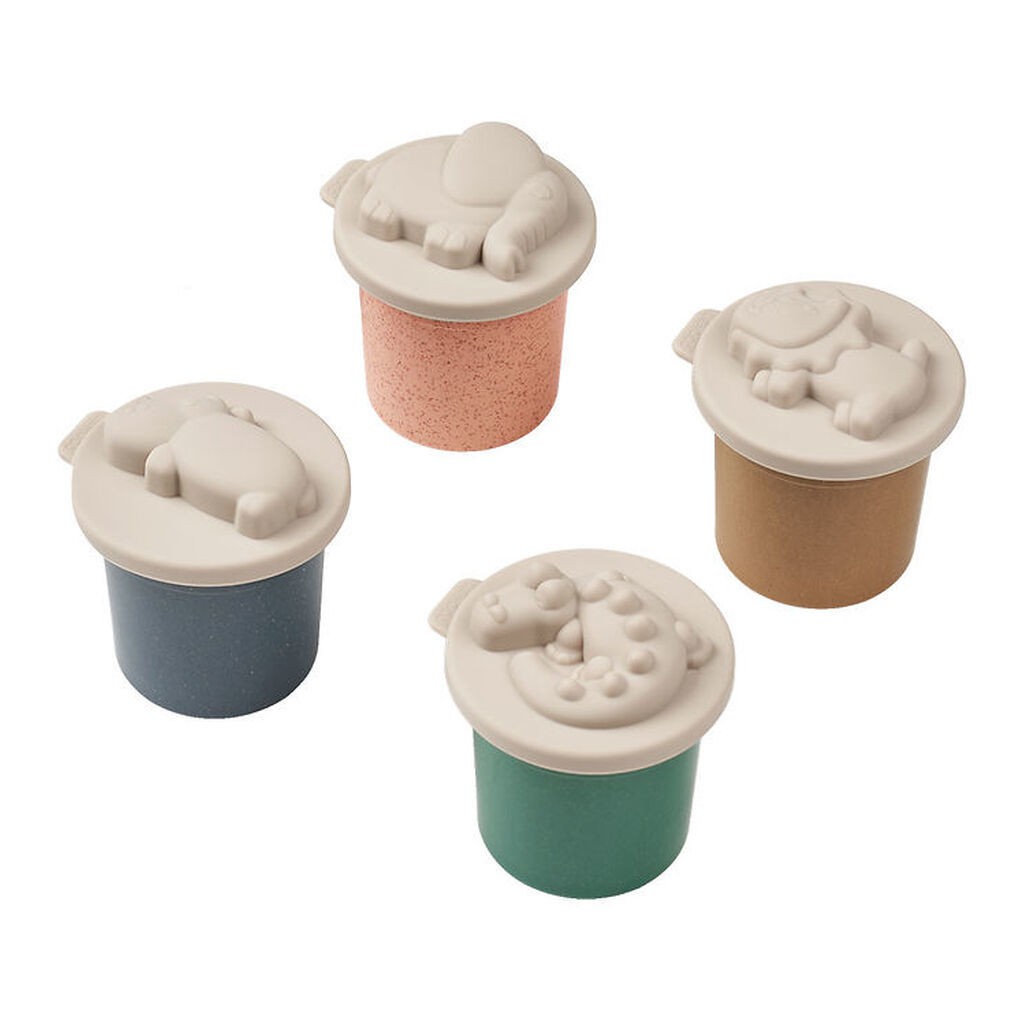 Liewood Modellervoks 4-pak - Rollie - Golden Caramel Multi Mix