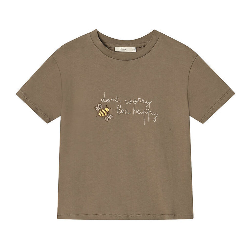 Fliink T-shirt - Sommer Bee - Pine Bark