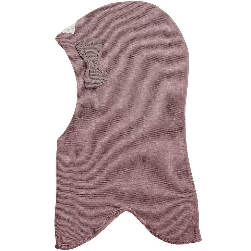 Racing Kids Elefanthue - Uld/Bomuld - 2-lags - Støvet Lilla m. S