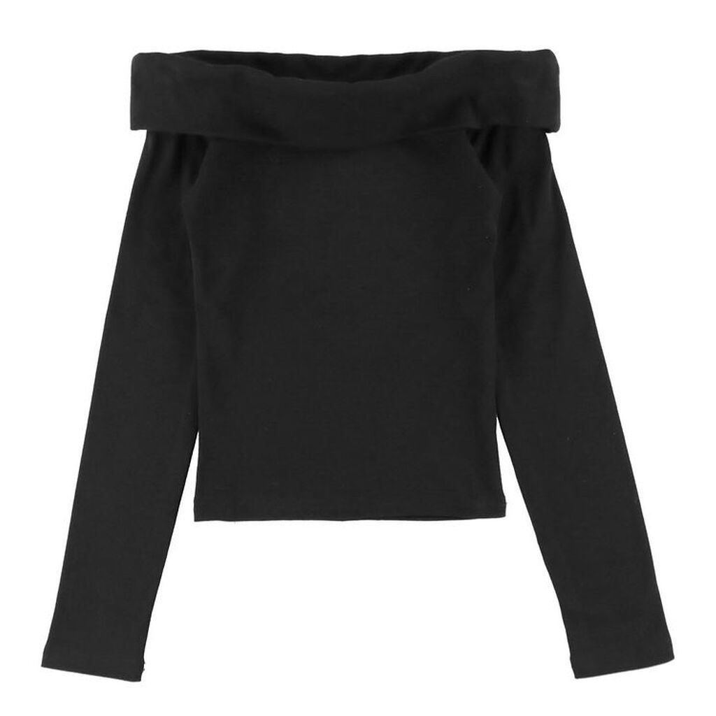 Grunt Bluse - Croped - GrTavi - Sort