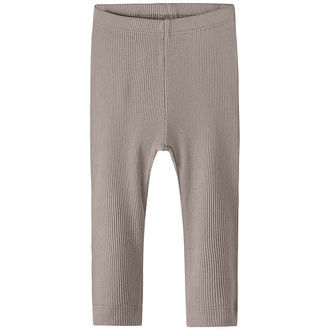 Name It Leggings - Noos - Rib - NbnKab - Satellite Melange