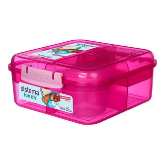 Sistema Madkasse - 1,25 L - Bento Cube - Pink