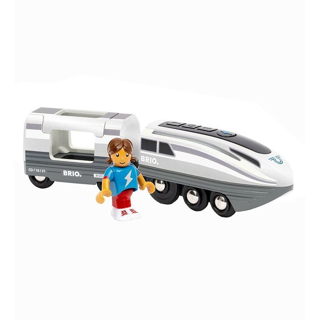 BRIO World Tog- Turbo Train - Grå 36003