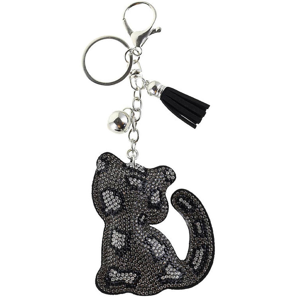 By Stær Nøglering - Kat - Grå Leo