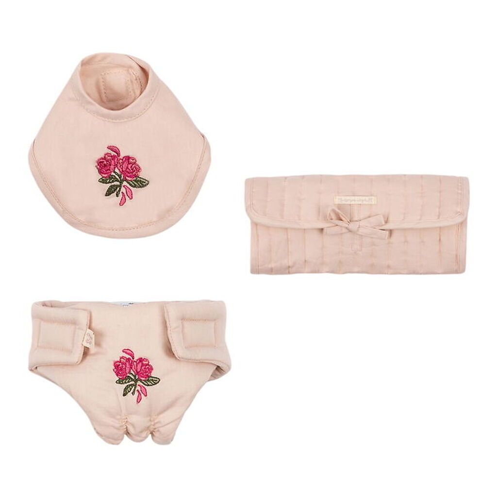 Konges Sløjd Dukketilbehør - Plejesæt - Cameo Rose