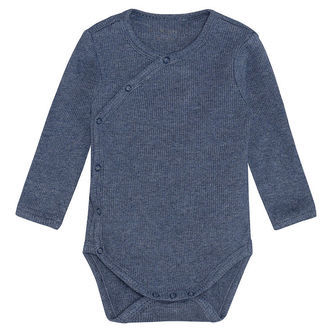 Fixoni Slå-om Body l/æ - Rib - Vintage Indigo Melange