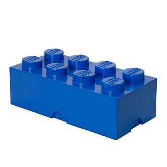 LEGOÂ® Storage Opbevaringsboks - 8 Knopper - 50x25x18 - Blå
