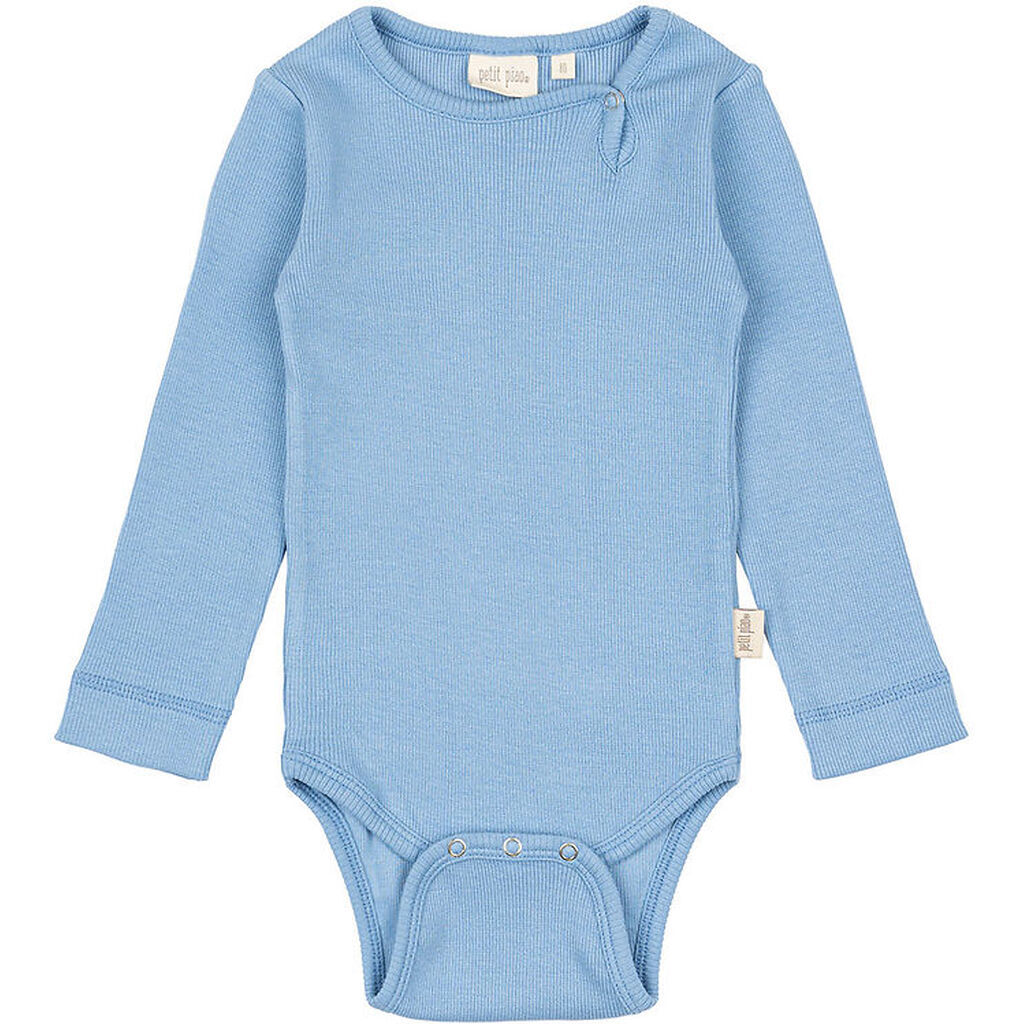 Petit Piao Body l/æ - Rib - Modal - Allure Blue