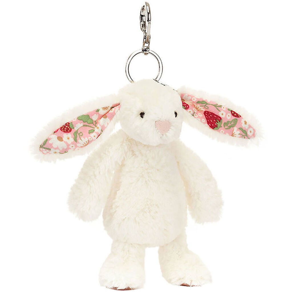 Jellycat Nøglering - 18x5 cm - Blossom Cream Bunny 'Berry' Bag