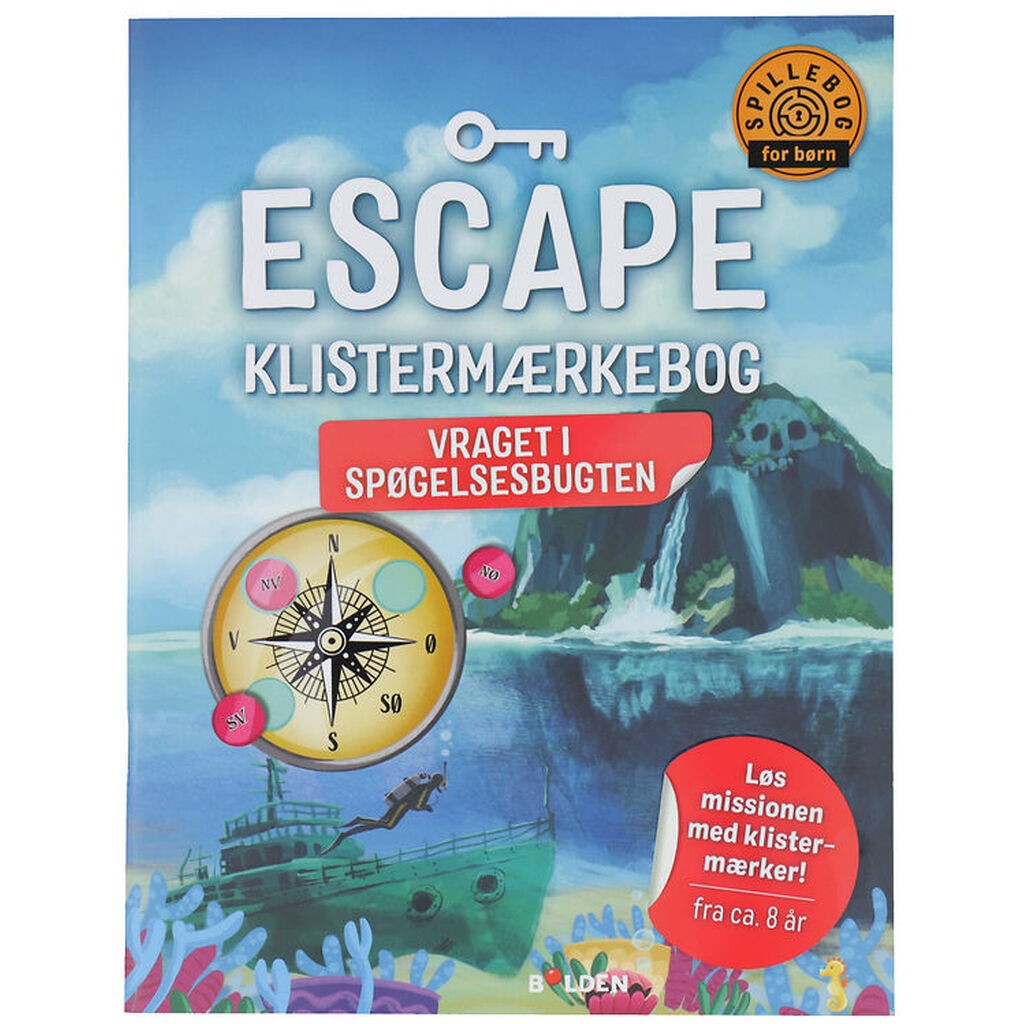 Forlaget Bolden Escape Klistermærkebog - Vraget i Spøgelsesbugte