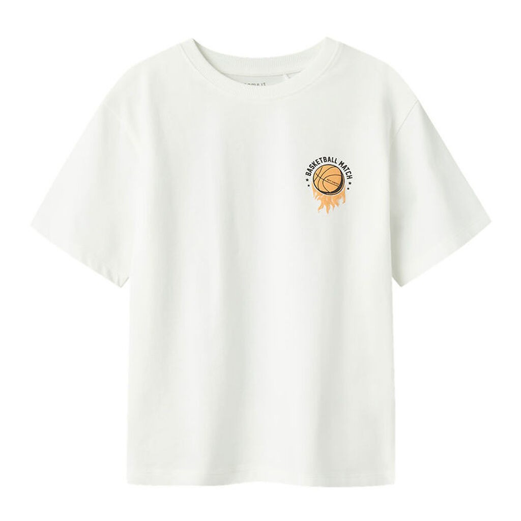 Name It T-shirt - NkmBeask - Cloud Dancer