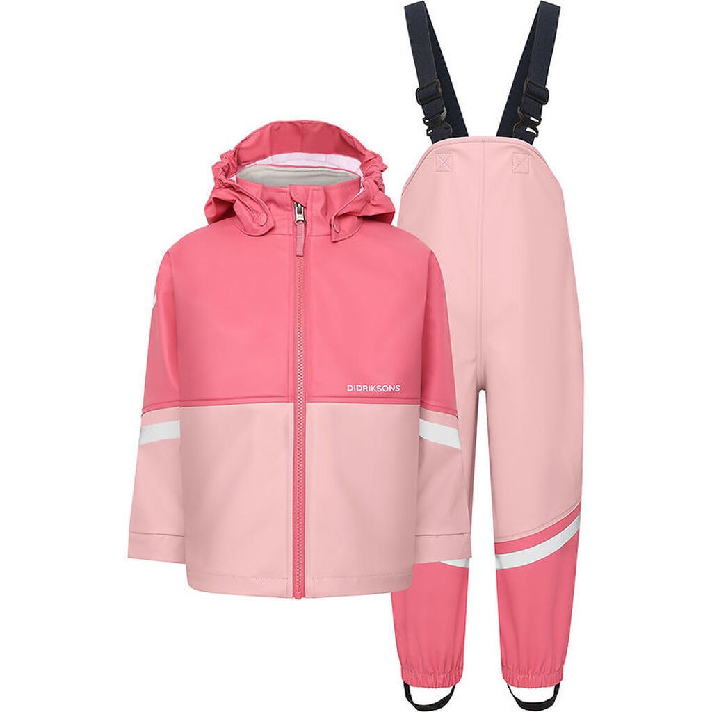 Didriksons Regntøj m. Seler - Waterman - Soft Pink