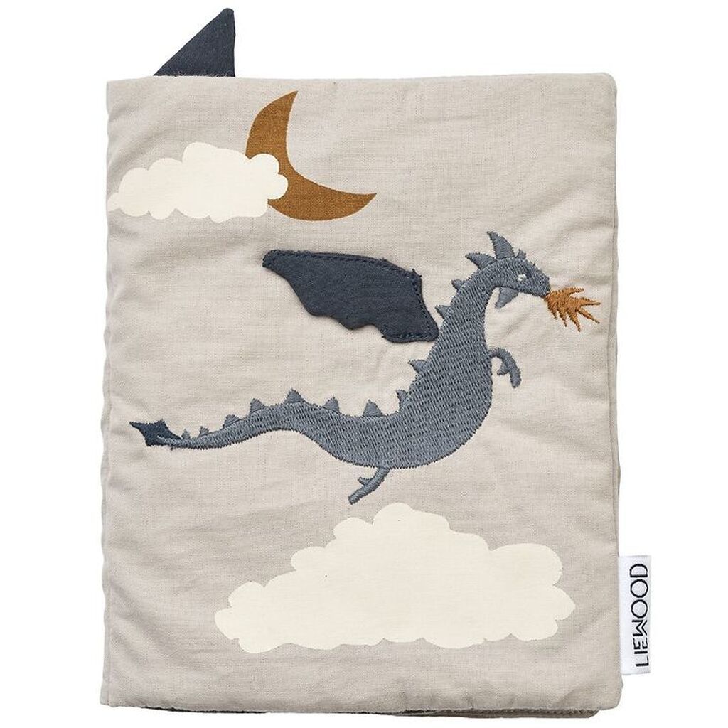 Liewood Stofbog - Drako - Little Dragon/Dark Sandy Mix