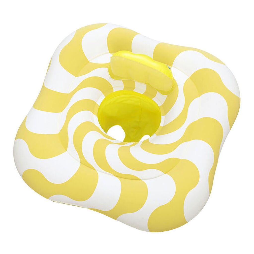 Bestway Badering m. Sæde - Swim Safe - 1-2 år - Hvid/Gul