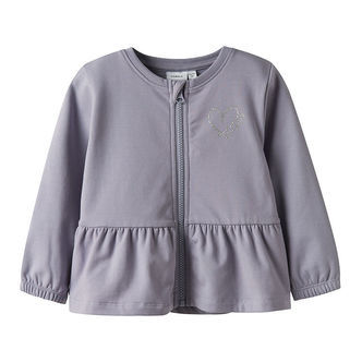 Name It Cardigan - Sweat - NmfTaika - Lavender Gray