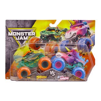 Monster Jam Truck - 1:64 - 2-pak - Dragon/Sparkle Smash