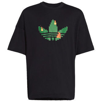 adidas Originals T-shirt - Sort m. Minecraft
