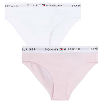 Tommy Hilfiger Trusser - 2-pak - Light Pink/White
