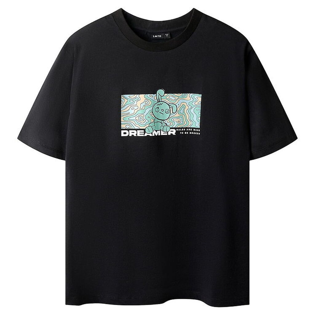 LMTD T-shirt - NlmAnders - Sort m. Print