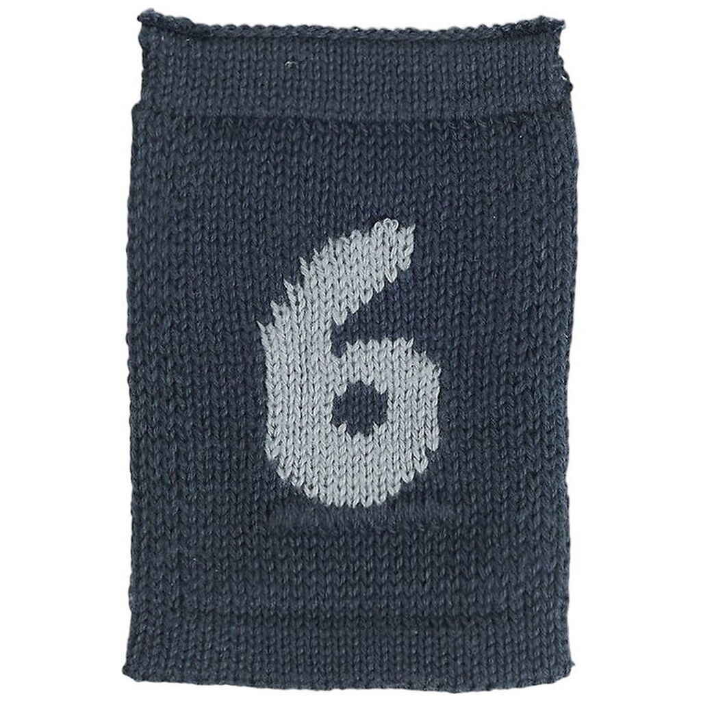 Smallstuff Strikket Flag - 6 - Blå Tal