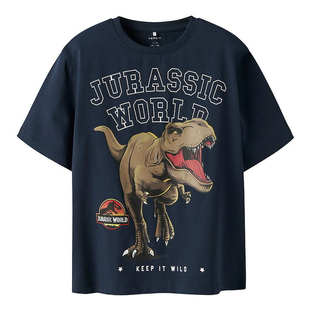 Name It T-shirt - NkmDorrel - Jurassic - Navy Blazer