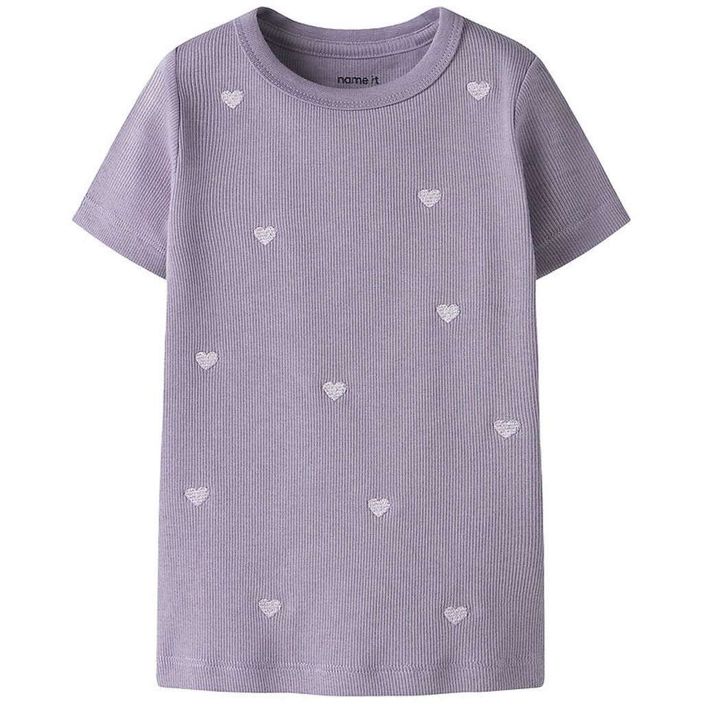 Name It T-shirt - Noos - Rib - NmfNakal - Lavender Gray