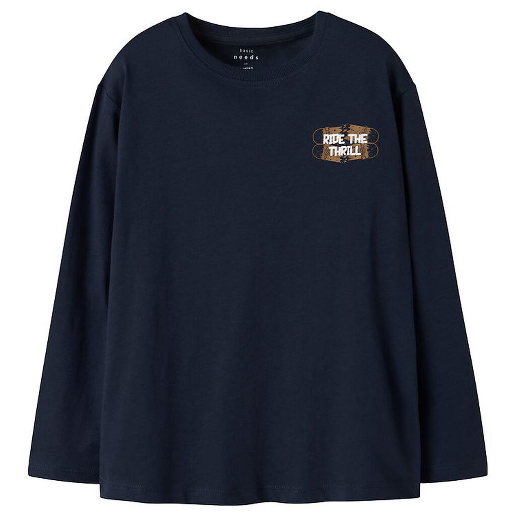 Name It Bluse - Loose - NkmVagno - Navy Blazer/Thrill