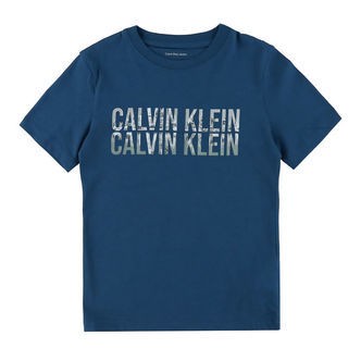 Calvin Klein T-shirt - Seasonal Logo - Blue Jean