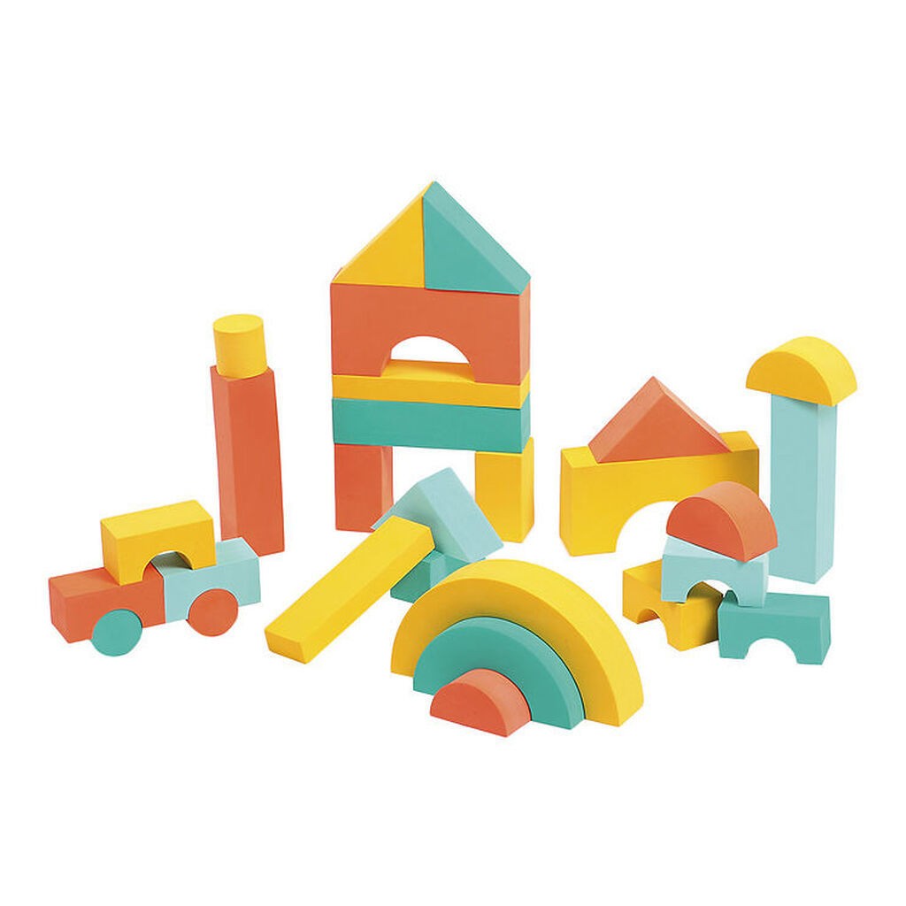Ludi Stablelegetøj - Skumklodser - 28 Dele