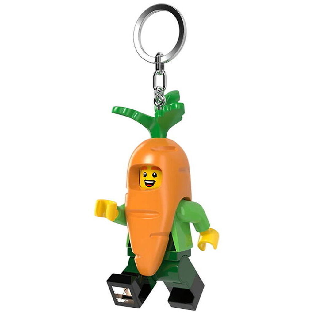 LEGOÂ® Nøglering m. Lommelygte - Gulerodsfyr
