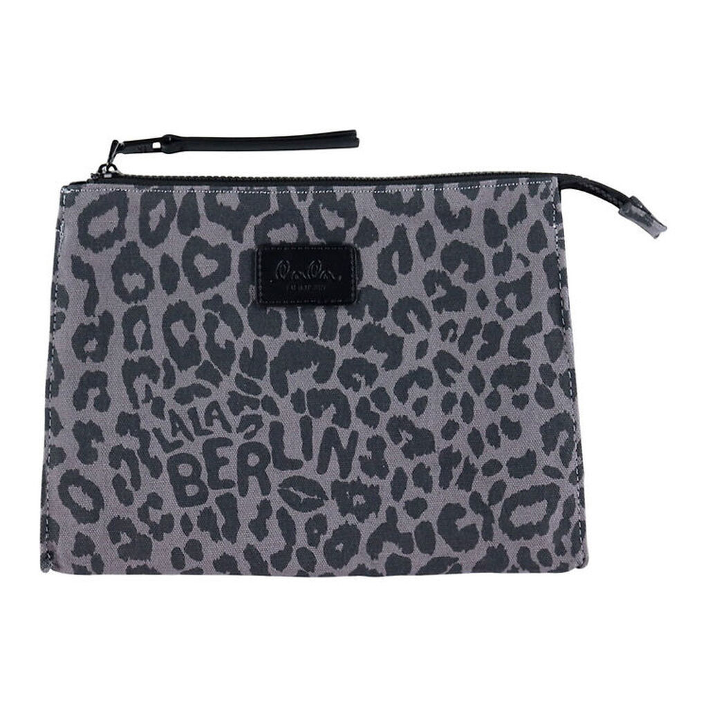 Lala Berlin Toilettaske - Pili - Asphalt Leo