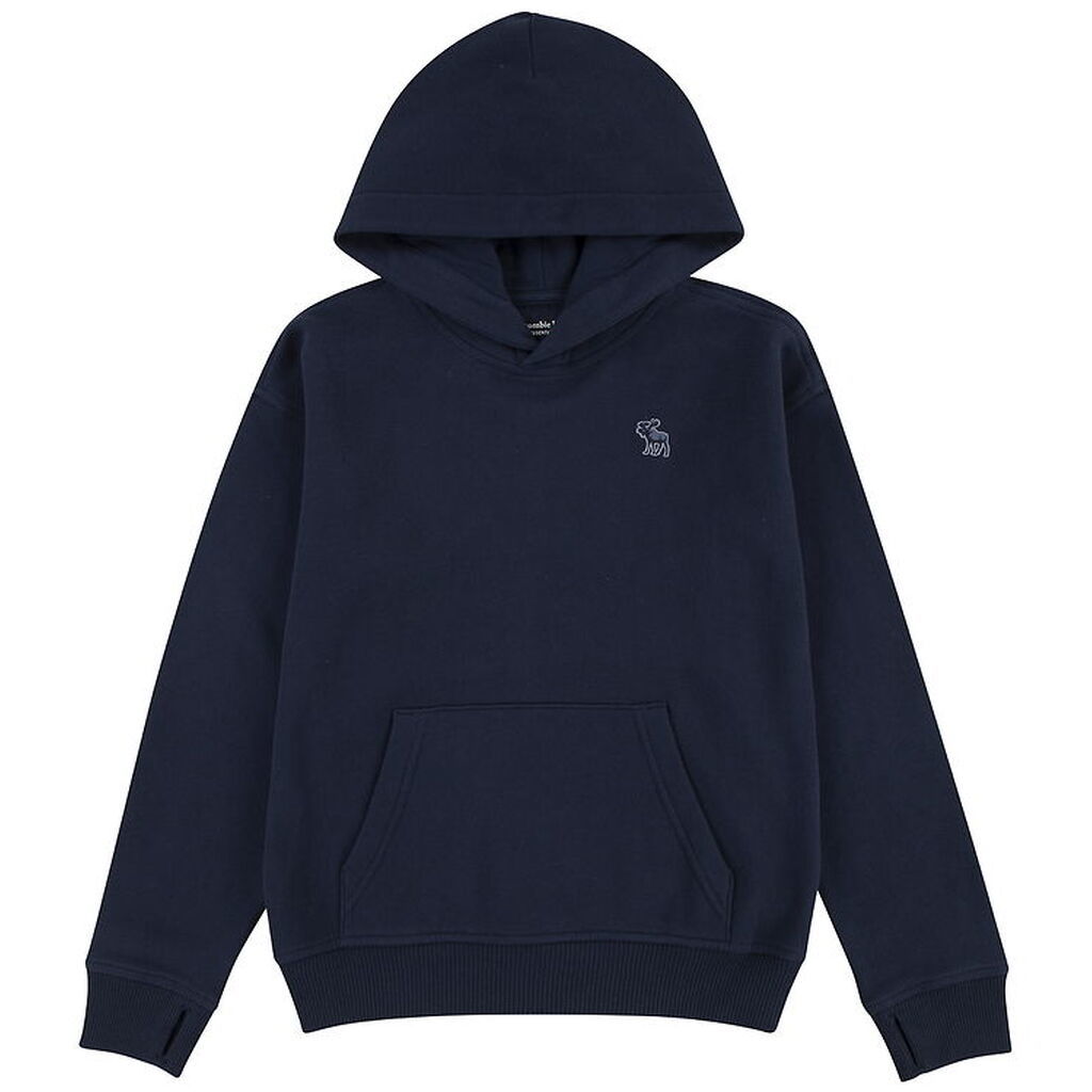 Abercrombie & Fitch Hættetrøje - Navy Blazer