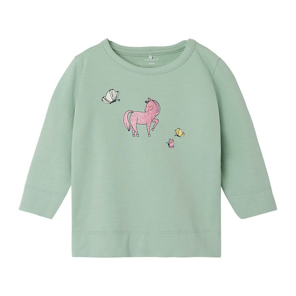 Name It Bluse - NbfJennia - Silt Green