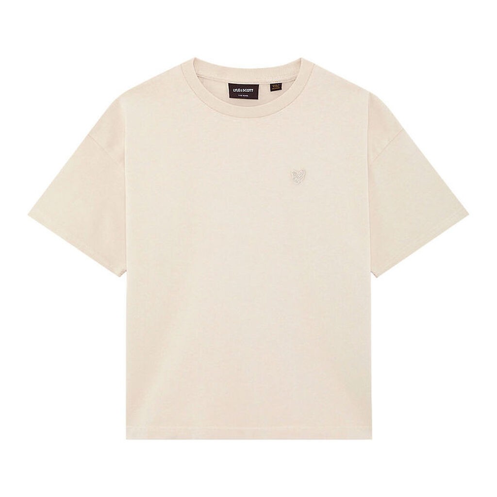 Lyle & Scott T-shirt - Heavy Weight Relaxed - Putty