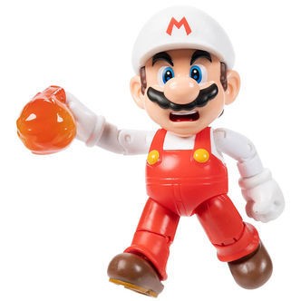 Super Mario Figur - 10 cm - Fire Mario
